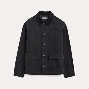 Everlane Men's Barn Jacket in Black, Size Small, Cotton